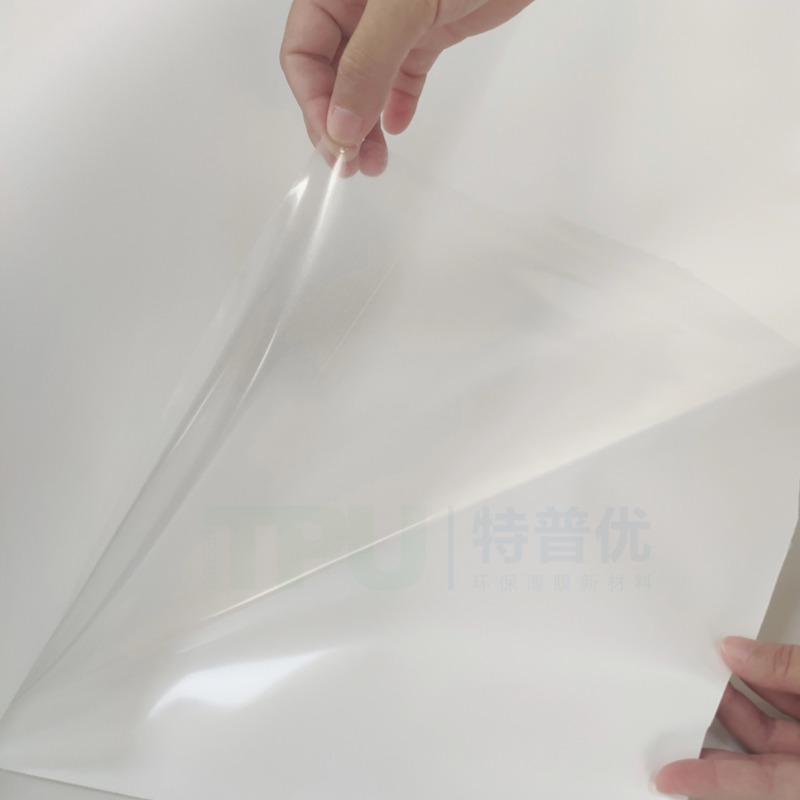 Environmentally Friendly Solvent-Free TPU Hot Melt Adhesive Film | RoHS/REACH Certified | Safe Bonding – GREEN TPU image 2