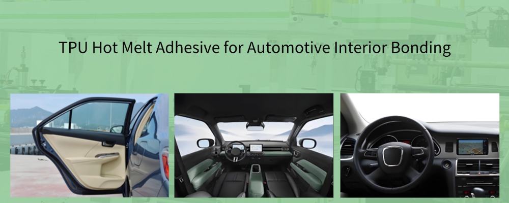 TPU adhesive film for car door panel and trim composite applications