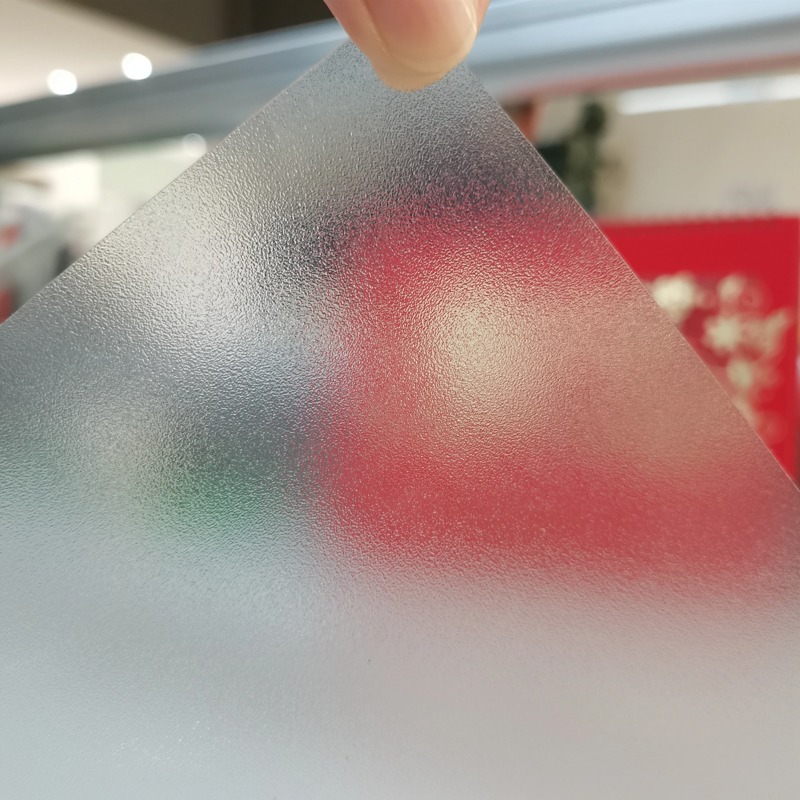 0.5mm clear TPU film with single-side frosted finish